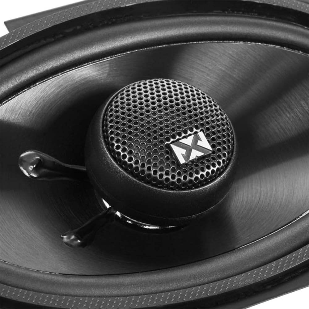 NVX NSP46 installed in car door panel for upgraded audio