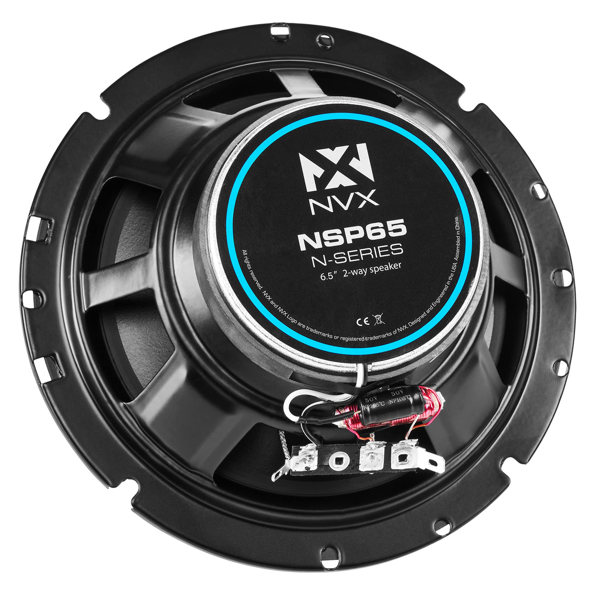 NVX NSP65 heat‑resistant voice coil close-up for durability