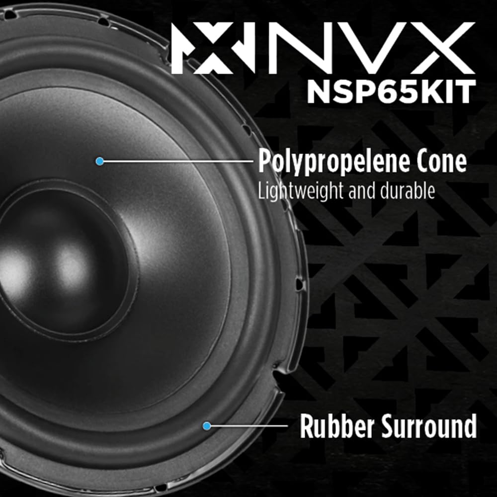 NVX NSP65KIT 2-way component system – clarity and separation