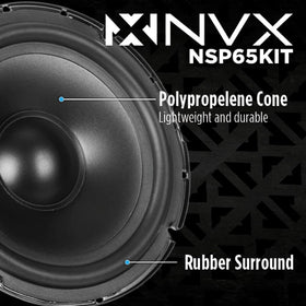 NVX NSP65KIT 2-way component system – clarity and separation