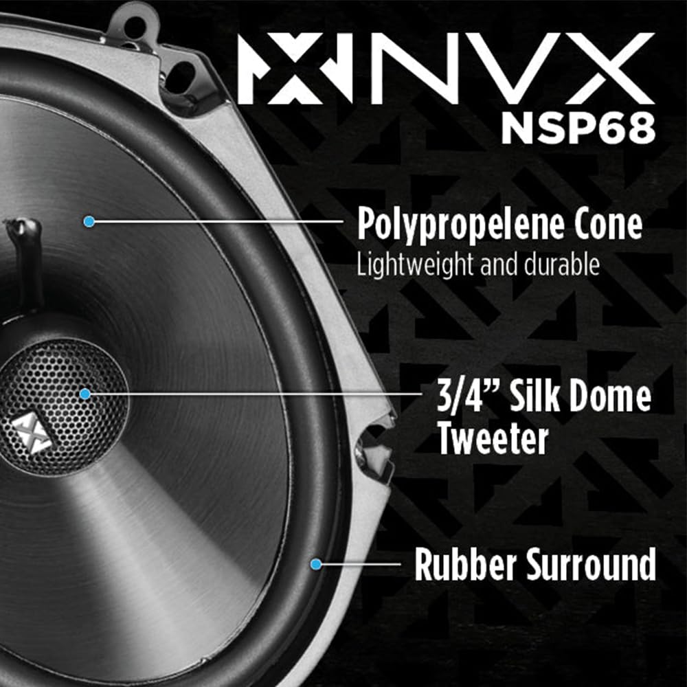 NVX NSP68 silk dome tweeters deliver crisp highs