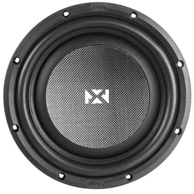 NVX SMW10D4 butyl rubber surround close-up emphasizes durability and smooth excursion.