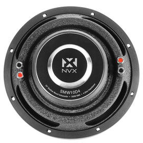 NVX SMW10D4 in-enclosure demo showing deep bass in small spaces.