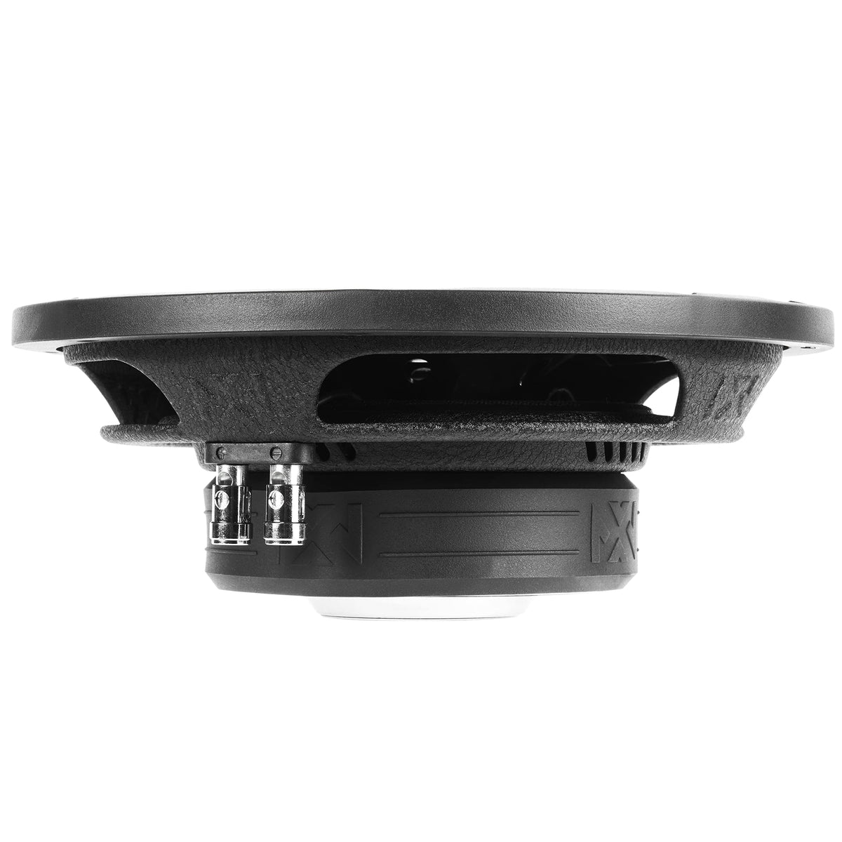NVX SMW10D4 shallow-mount depth 3.23 inches for easy installation.