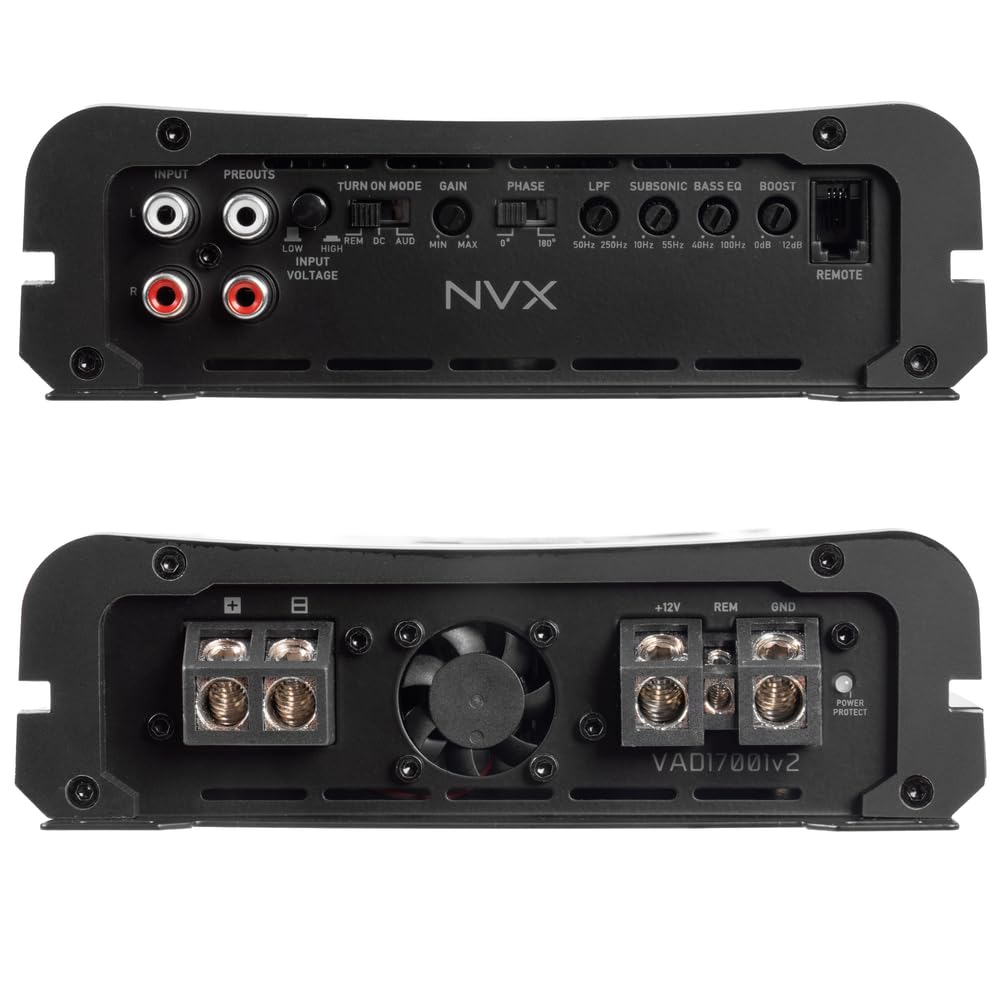 NVX VAD17001v2 inside heat-sink demonstrates efficient cooling during high-power operation.