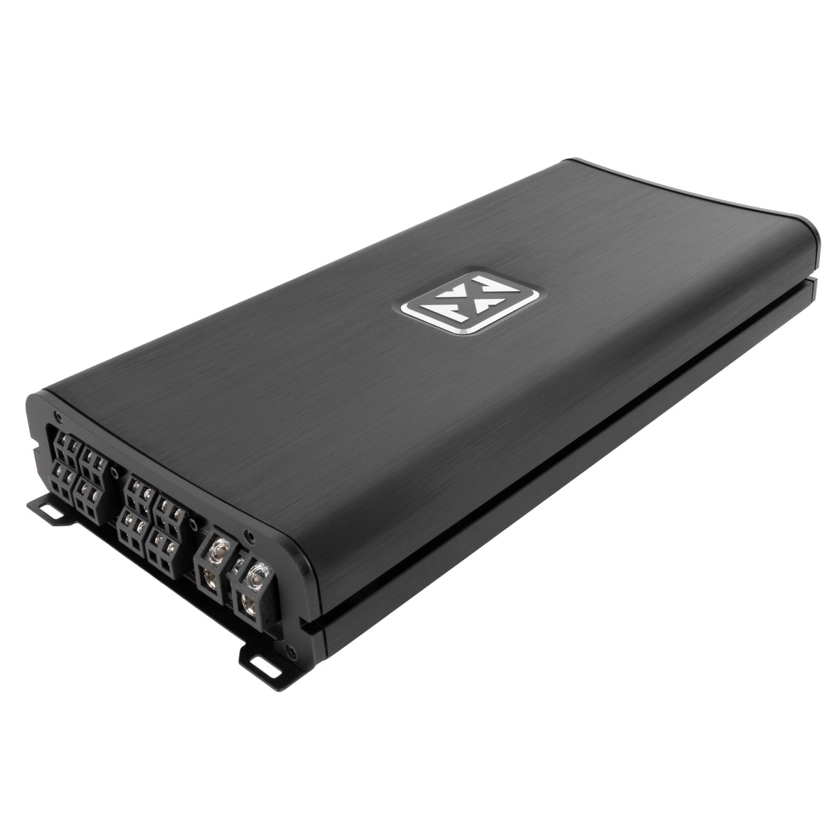 NVX VAD22008v2 side ports illustrate compact marine amplifier footprint