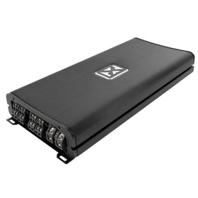 NVX VAD22008v2 side ports illustrate compact marine amplifier footprint