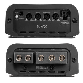 NVX VADM1v2 with wired bass remote for quick sub control