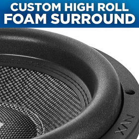NVX VCW102v3 carbon fiber cone provides stiff, responsive bass performance