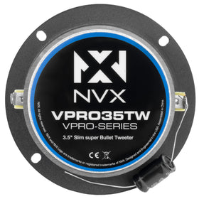 NVX VPRO35TW 104dB sensitivity highlights loud, clear highs.