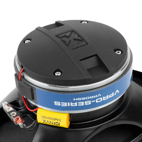 NVX VPRO69H impedance and sensitivity for efficient power use.
