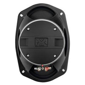 NVX VPRO69H in-car installation with protective grille for added durability.