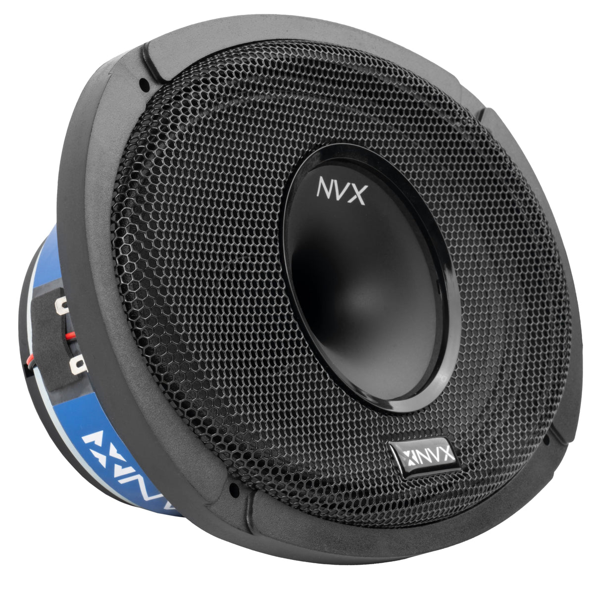 NVX VPRO69H side view highlights durable cone and sturdy enclosure.
