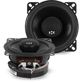 NVX VSP4 front view showing grille and balanced sound benefit