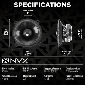 NVX VSP525 stamped steel basket demonstrates durable chassis