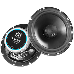 NVX VSP65 6.5-inch coaxial speaker cone detail for clear midrange.