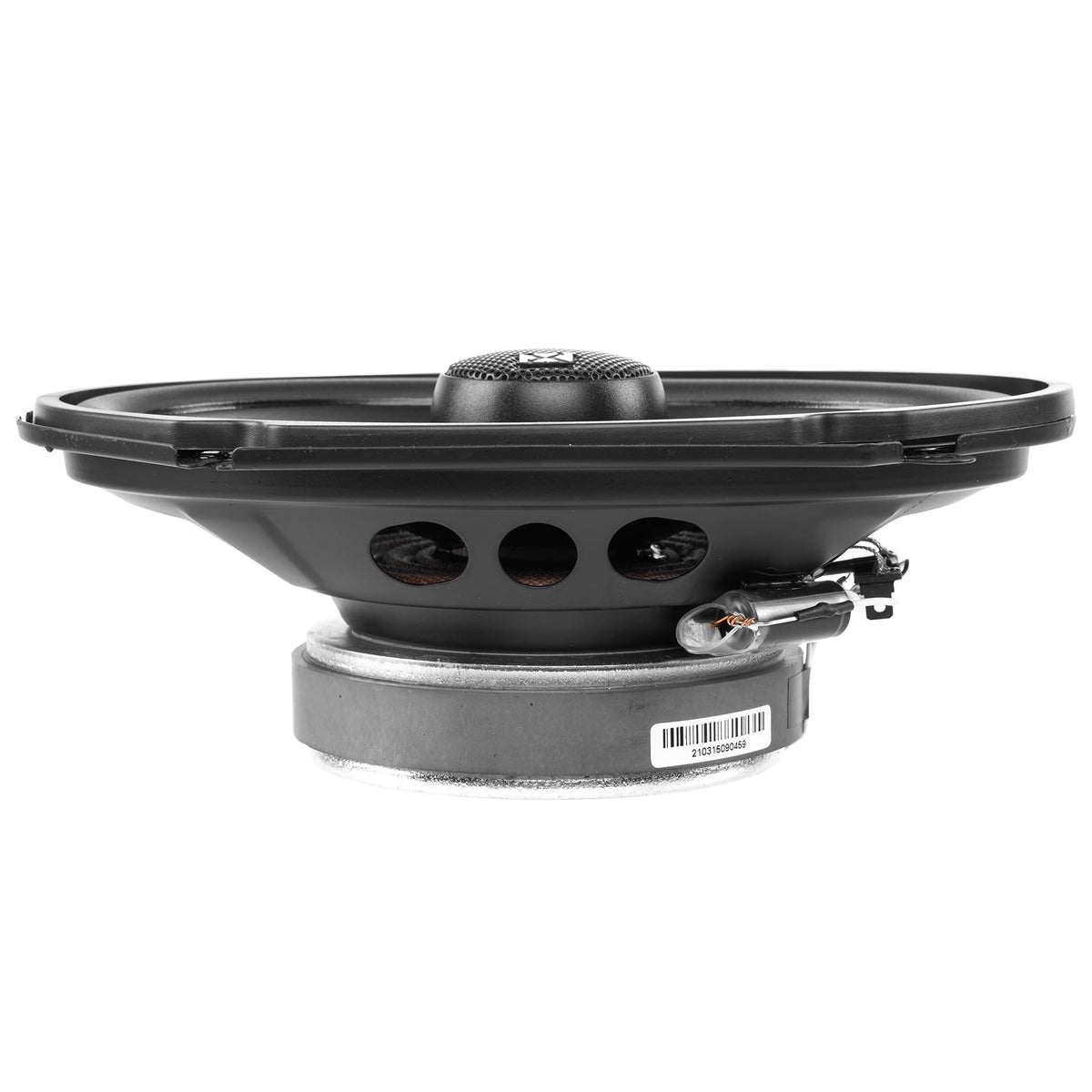 NVX VSP68 coaxial assembly shows two-way design for richer sound.