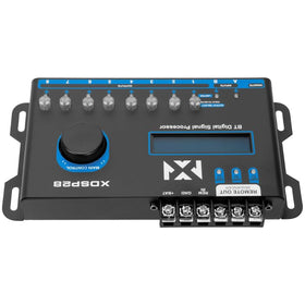 NVX XDSP28 signal-to-noise ratio badge and low THD performance