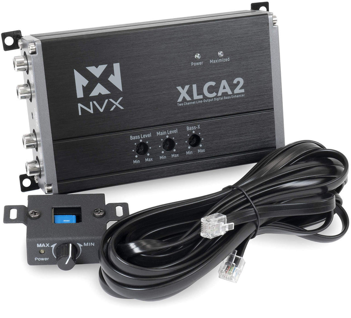NVX XLCA2 front panel showing controls and connectors for clean conversion