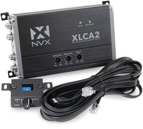 NVX XLCA2 front panel showing controls and connectors for clean conversion