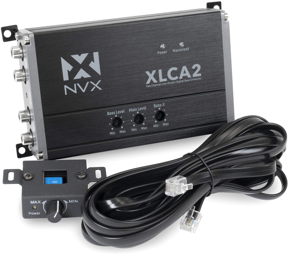 NVX XLCA2 front panel showing controls and connectors for clean conversion