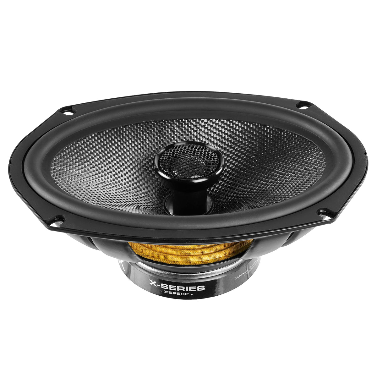 NVX XSP692 4-ohm impedance for efficient power handling.