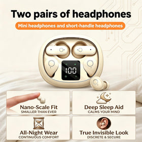 NVXMANIYK two-headphones sharing design enables shared entertainment on the go.