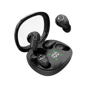 NVXMANIYK wireless headset sharing design for two users, ideal for shared entertainment.