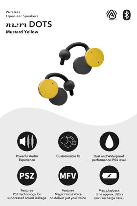 NWM DOTS Magic Focus Voice improves microphone clarity during calls.