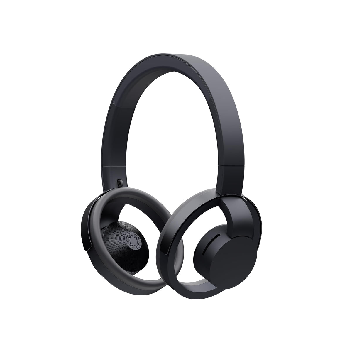 nwm ONE wireless open-ear headphones outer view showing private listening with ambient awareness.