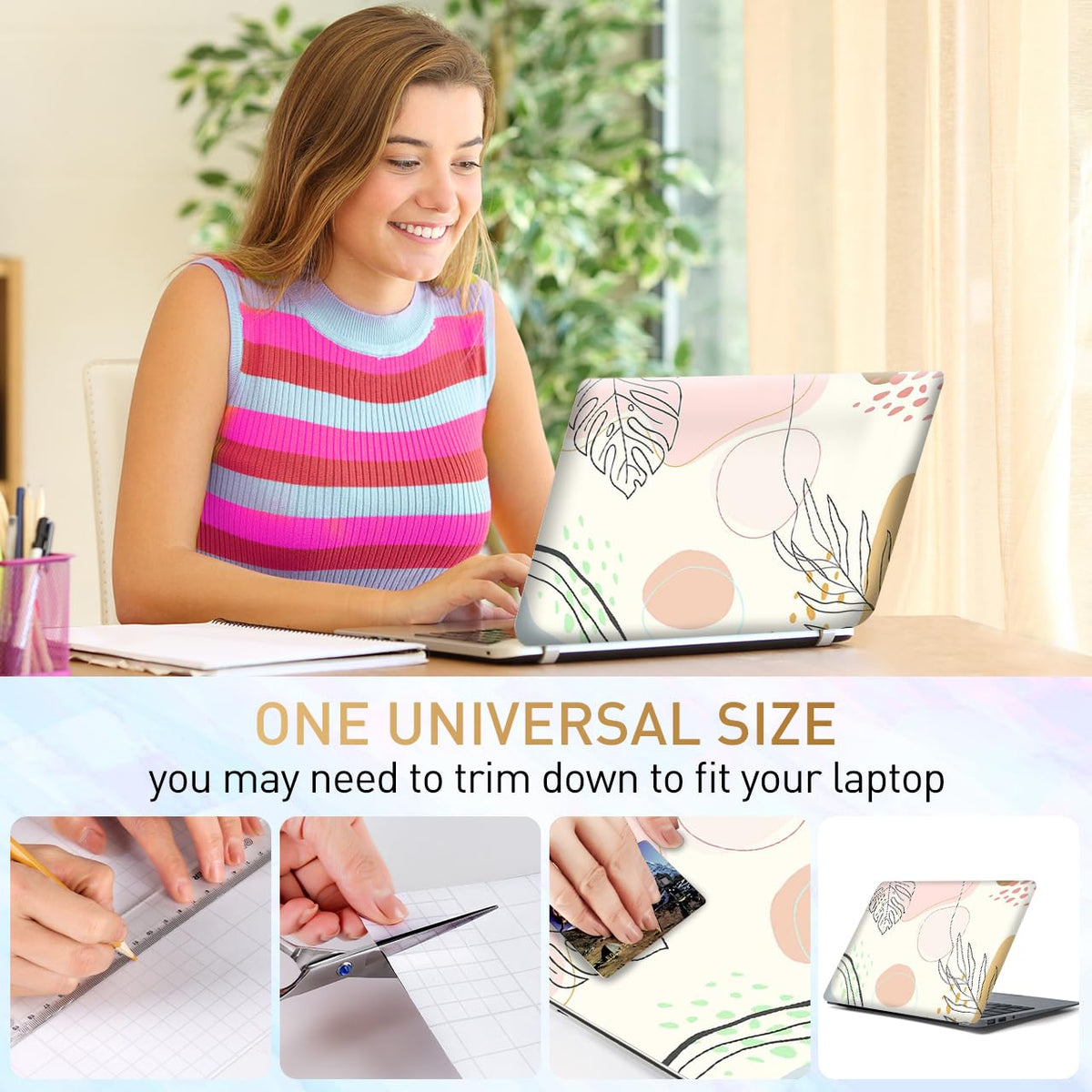 NXZGO boho leaf touchpad right skin comfy grip.
