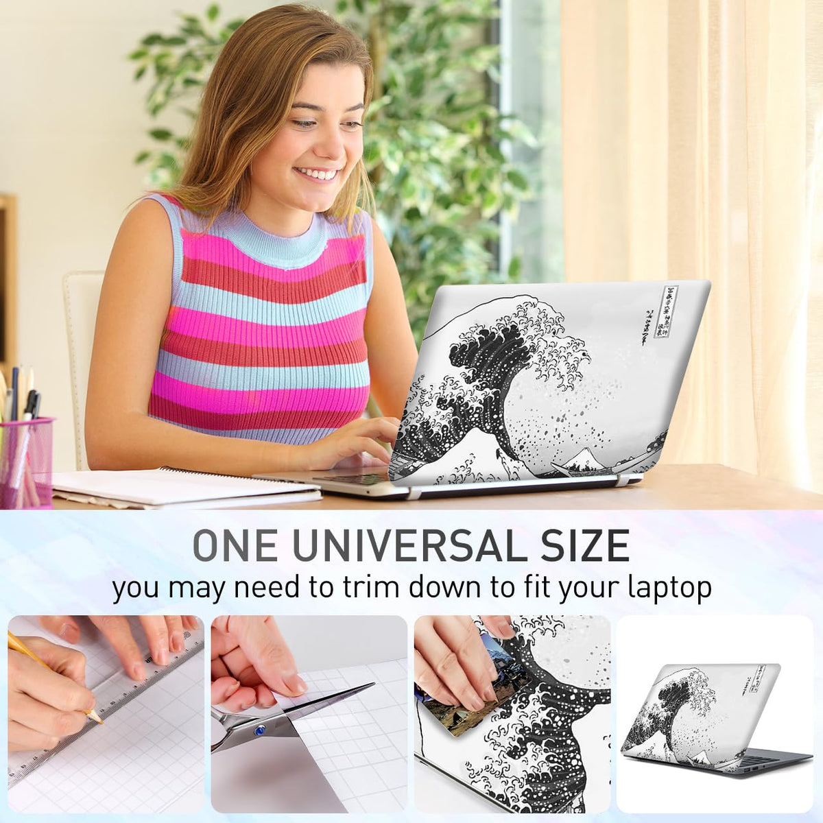 NXZGO cartoon sticker right touchpad provides color pop and surface wear protection