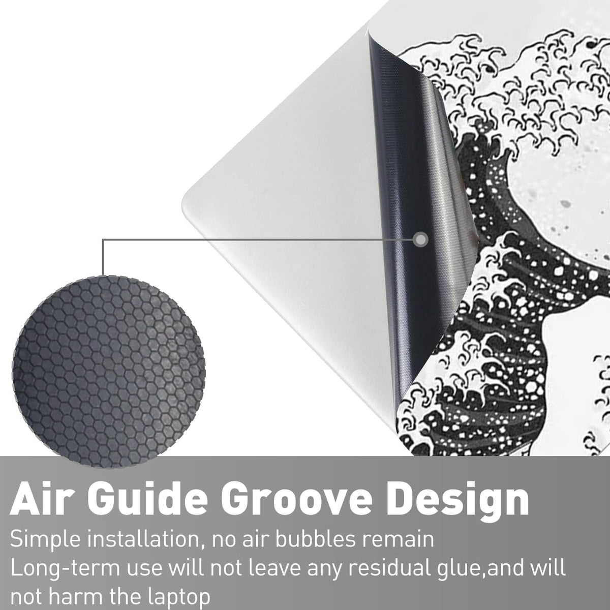 NXZGO spray style design on top cover creates a dynamic look