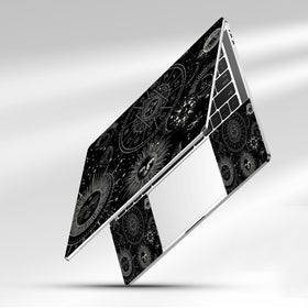 NXZGO Cosmic Sun Moon laptop skin surface waterproof and bubble-free finish.