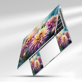 NXZGO Dahlia small touchpad skin protects tiny areas with flair.
