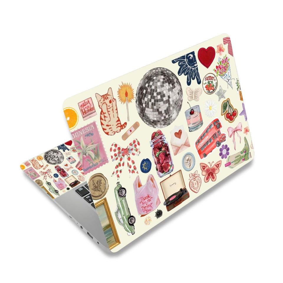 NXZGO laptop skin back LCD screen demonstrates waterproof, scratch-resistant protection