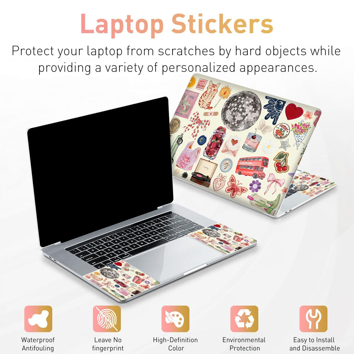 NXZGO laptop skin edge detail highlights the flexible film