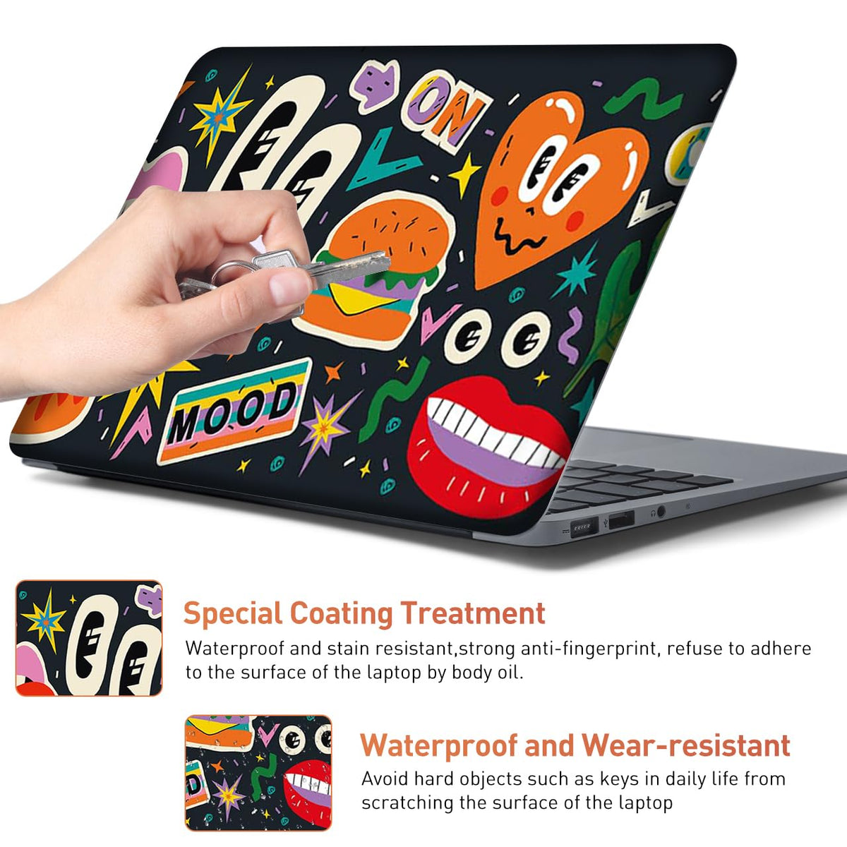 NXZGO LCD front cover skin adds style and screen protection.