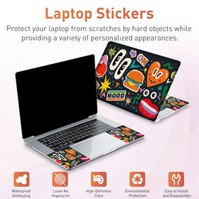NXZGO left side skin highlighting design while guarding the notebook edge.