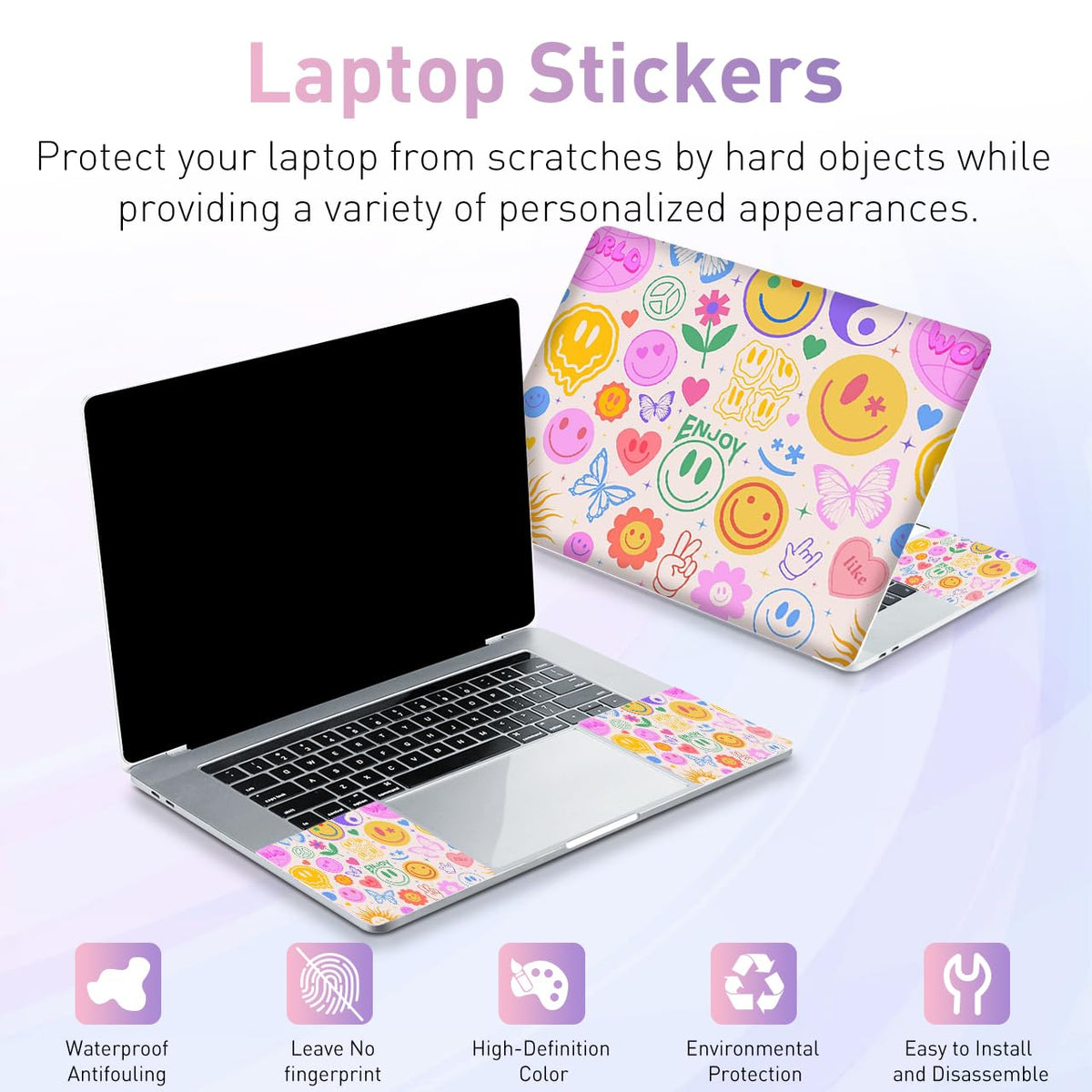 NXZGO left touchpad side decal enhances grip and style.
