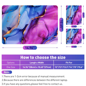 NXZGO marble backside LCD sticker adds cohesive protection look