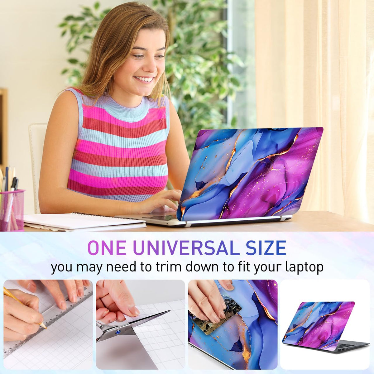NXZGO marble touchpad sides offer customizable protection and grip