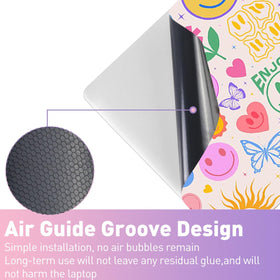 NXZGO right touchpad side decal enhances grip and style.