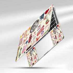 NXZGO laptop skin side touchpad right shows easy removal and clean surface