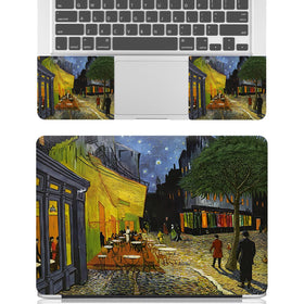 NXZGO Terrace Cafe touchpad left skin adds style while guarding the touch area.