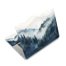 NXZGO Misty Forest LCD back skin on laptop, easy removal and protection
