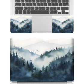 NXZGO Misty Forest waterproof detail on laptop lid area