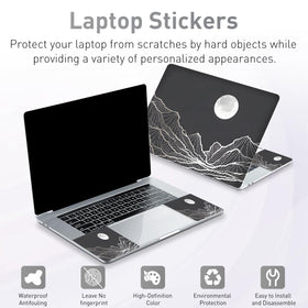 NXZGO Moon Valley left side pad skin guards the touch area during use.