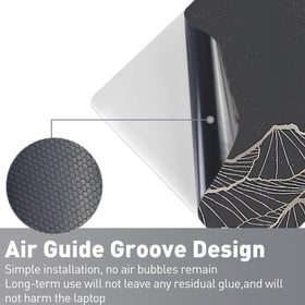 NXZGO Moon Valley right side pad skin keeps the touch area clean and protected.