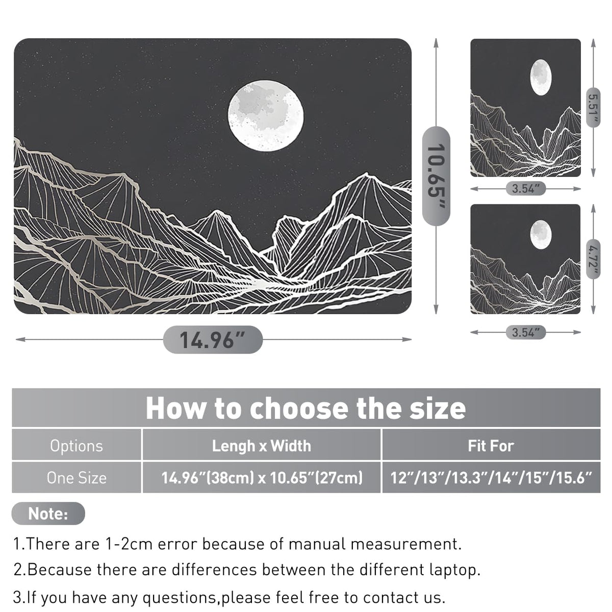 NXZGO Moon Valley waterproof detail shields surfaces from spills on the go.
